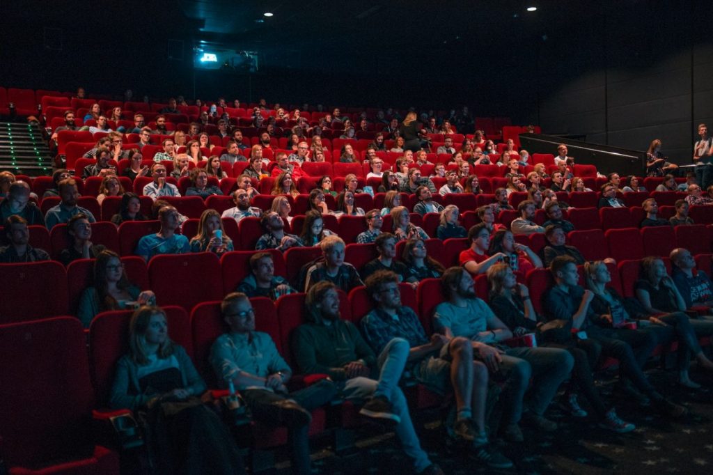 Cinema with audience